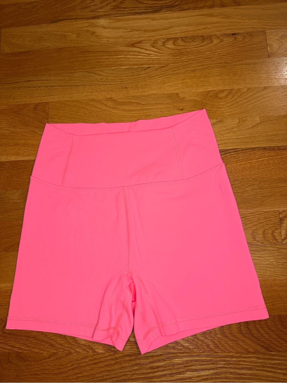 FP Movement Free People Hot Pink High Rise 5” Biker Shorts M NWOT